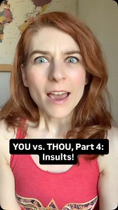 YOU vs. THOU, Part 4: Insults! Exploring how characters use the informal THOU as an insult #shakespeare #actingcoach | Shakespeare Made Clear