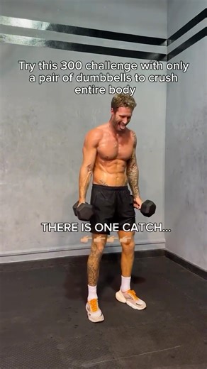 300 DUMBBELL WORKOUT CHALLENGE 🔥