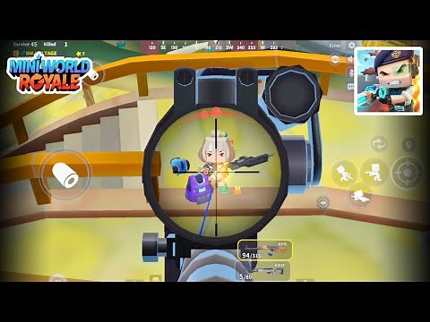 MINI WORLD ROYALE: NEW UPDATE BATTLE ROYALE GAMEPLAY