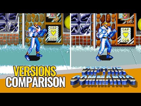 Captain Commando 🔫 Versions Comparison ▶ Evolution through its Ports