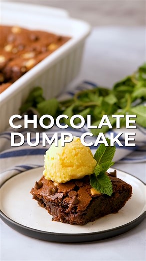 FULL recipe here >> https://www.melissassouthernstylekitchen.com/chocolate-dump-cake/ Rich, gooey chocolate cake that's incredibly easy and oh-so-delicious! | Melissa's Southern Style Kitchen