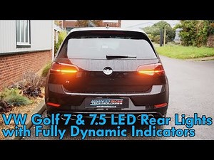 VW Golf 7 & 7.5 Matrix LED & Dynamic Indicator TailLight Retrofit