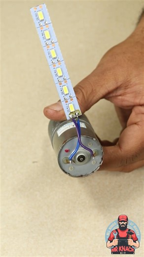 Gear Motor Trick #electronics #diy #How #creative #fbreels #AmaZing #LED #dynamo | Mr Knack & DIY