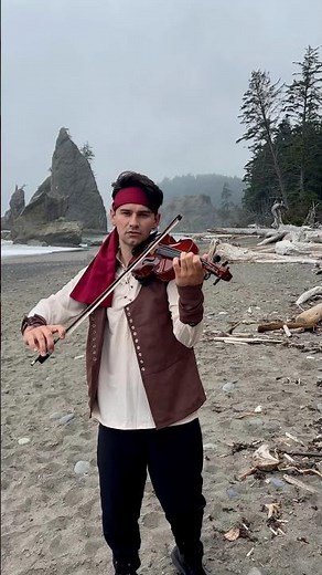 Conquest of Paradise – Pirate Violin on a Stormy Ocean Cliff 🌊🎻 | David Bay Cinematic Performance