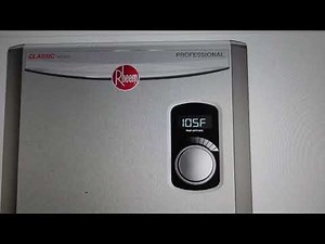 24 Error on Rheem Tankless Water Heater