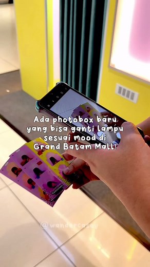 Photobox Baru di Grand Batam Mall: Ganti Mood Lampu! 💗