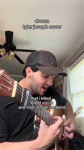 drown by tyler joseph on acoustic guitar #tylerjoseph #nopunintended #twentyonepilots #blurryface