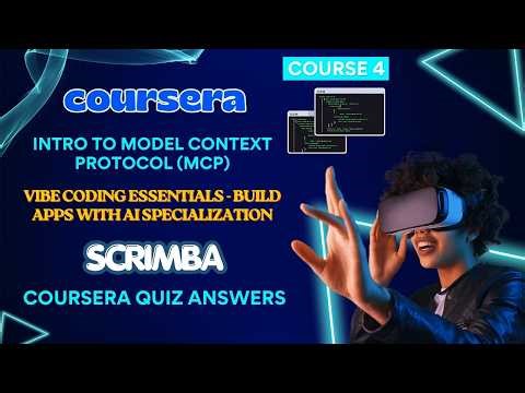 Intro to Model Context Protocol (MCP) | Coursera | Vibe Coding Specialization | Course 4 | Answers