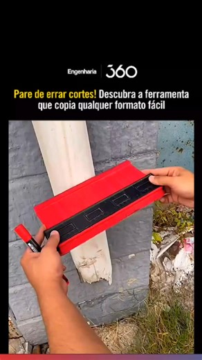 Chega de cortes tortos e desperdício! Com o Saker Contour Gauge, copie qualquer forma com precisão, bloqueie o molde e trace com confiança. Ideal para madeira, pisos, molduras e projetos DIY. Rápido, fácil e econômico! Vídeo: reprodução de Real Engineerings #DIYIncrível #FerramentaTop #CortePerfeito #ProjetosCriativos #ReformaDeCasa | Engenharia 360