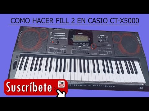 -COMO HACER RITMO DE CUMBIA FILL 2 EN CASIO CT-X5000- EP1 CAP2