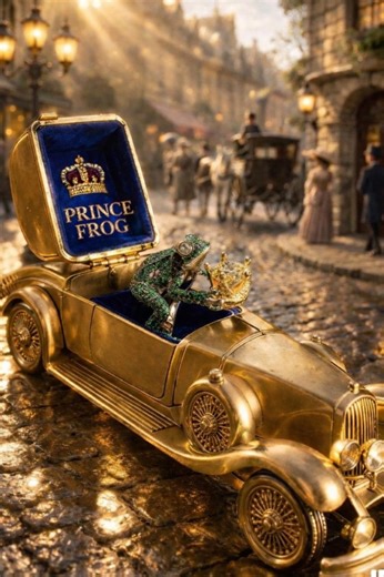 Limited Edition, Prince Frog Ring, Romantic Fairytale Jewelry, Emerald Green Frog Ring, Size 7 Gift for Her, Star of Hollywood Collection - Etsy