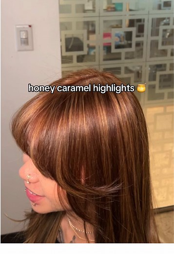 Gorgeous Caramel Hair Transformation with Highlights