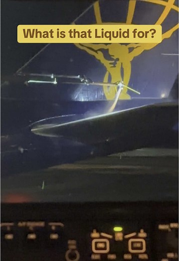 Do you know what is sprayed on top of the wing and why? #boeing747 #aviationlovers