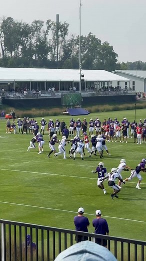 104K views · 684 reactions | JJ McCarthy hits Lucky Jackson for a TD at training camp. : @_Jason_777 on X. | Vikings Hive | Facebook