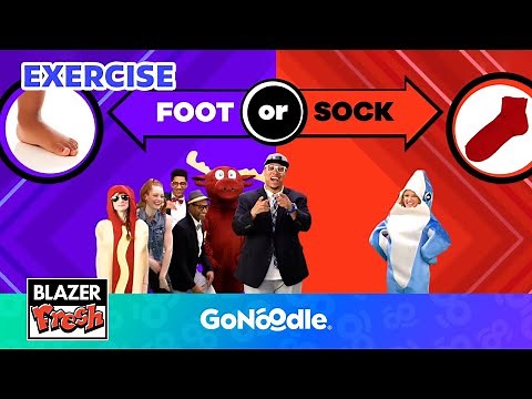 Are You More Like a Foot or a Sock? | Activities For Kids | Exercise | GoNoodle