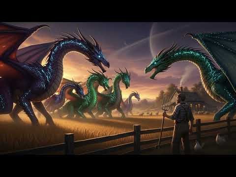A herd Of Alien Dragons Approached The Human Farmer For Help but he Never imagined What Would Happen