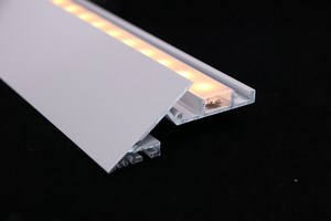 [Hot Item] Cove Lighting Design White Coating Al-C02 Aluminum LED Profile with SMD2835 120LEDs/M LED Strip for Drywall Installation