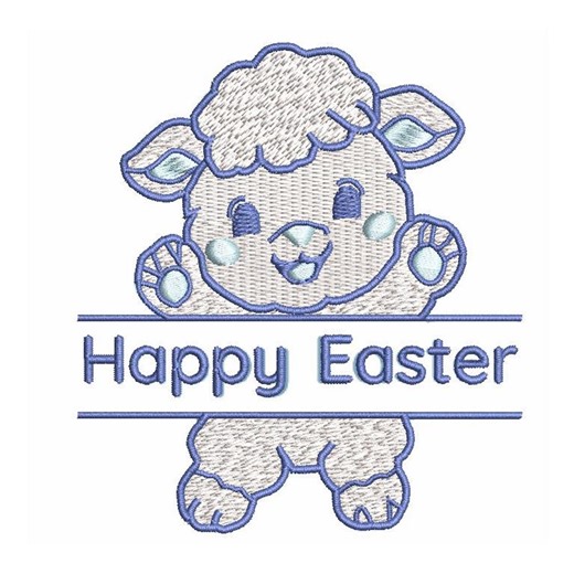 Easter Lamb Embroidery Design Files - Etsy