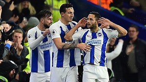 Brighton 3-1 Crystal Palace: Seagulls survive Shane Duffy red to stun Eagles