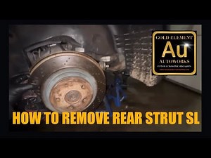 How To Remove Rear ABC Strut Mercedes SL R230