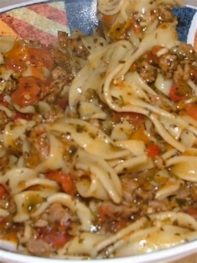 "This Italian drunken noodle recipe has been a family favorite for a while. Great flavors and we end up making a double batch every time we make it." | My grandmother's recipes