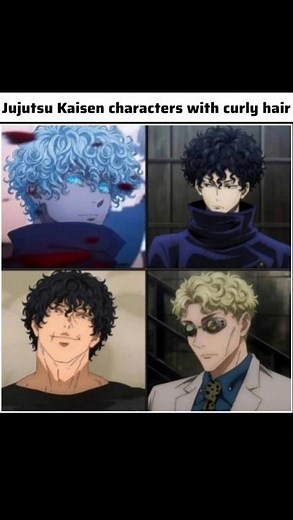“Every curly-haired JJK character looks dangerously cool 😭😆