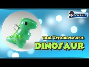mini Tyrannosaurus (Dinosaur) - Polymer Clay TUTORIAL
