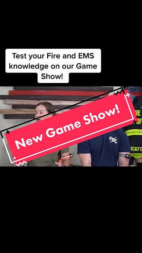 What do you think about our new game show?# firefighter #gameshow ￼
