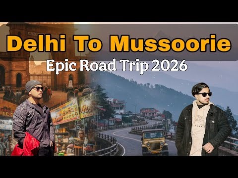 Delhi to Mussoorie Road Trip 🚗 | Complete Travel Vlog | Hill Station Journey