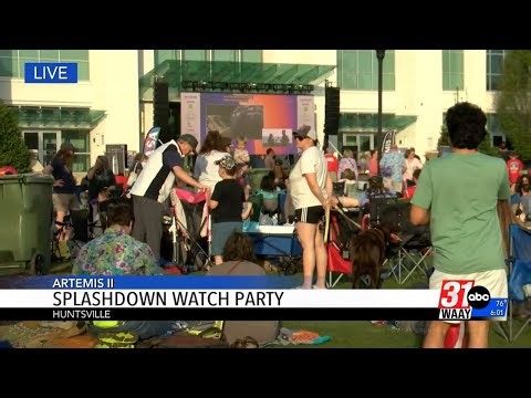Big Spring Park hosts Artemis II splashdown watch party