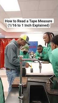 How to Read a Tape Measure (1/16 to 1 Inch Explained) #tapemeasure #metalfabrication #welding #weld