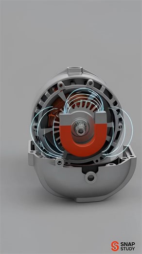 Snap Study on Instagram: "How a Magnet Creates the Power to Rotate a Motor! 🧲⚙️ #MagnetScience #ElectricMotorWorking #HowItWorks #PhysicsExplained"