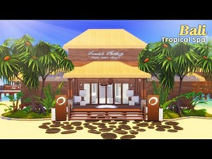 Bali Tropical Spa and Lounge🧖🏽‍♀️🥥🏝️| Spa Day | Sulani | The Sims 4 | Stop Motion Build | NO CC