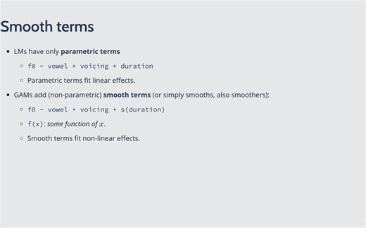 R中的广义加性模型 (Stefano Coretta）