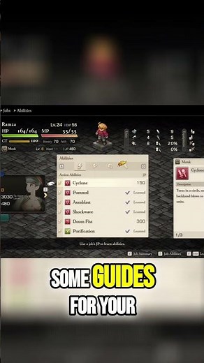 🚀How to Unlock Abilities Faster in FFT Remaster