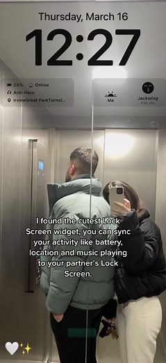 Sync Activities with LiveStatus Lock Screen Widget