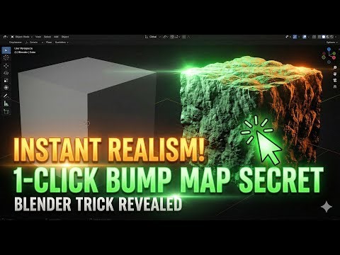 The SECRET Blender Addon for Insane Fake Bump Effects!