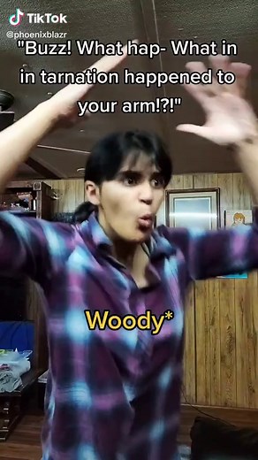 Buzz Lightyear Falls Down Stairs