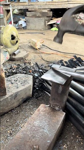 Wow!!!!️ The process of making rubber tapping tools is so fast, it's cool #blacksmit #blacksmithing