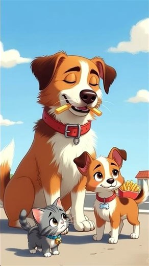 “Dogs Helping Others 🐶 | Moral Short Story for Kids | Good Habits”