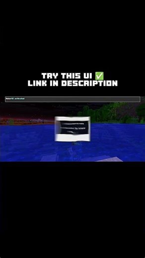 minecraft bedrock UI texture pack 🥶