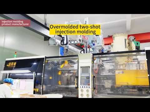 Overmolded two shot injection molding