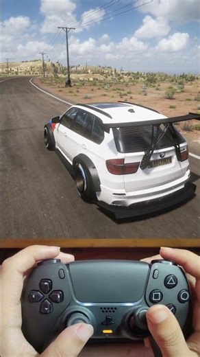 high graphics car game and ps5 controller #gaming