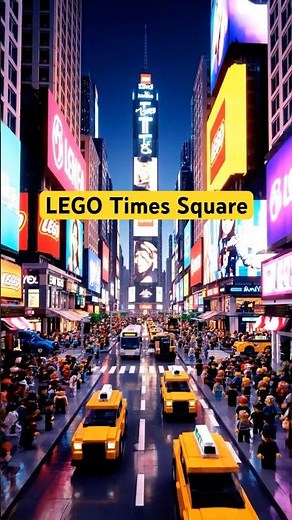 LEGO Times Square – Miniature NYC Animation #lego #funny #animation