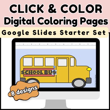 Click & Color Digital Coloring: Spark Fun in Google Slides! | 1st-8th Grade CS