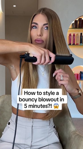Quick & Easy Fake Bouncy Blowout Tutorial in 5 Minutes!