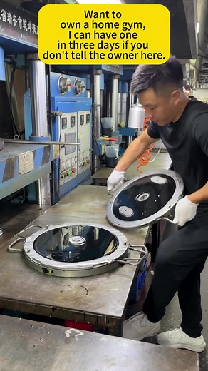 When I need a grip plate but no ready stock.#homgym #strength #strongman #xmaster #gym #fitness