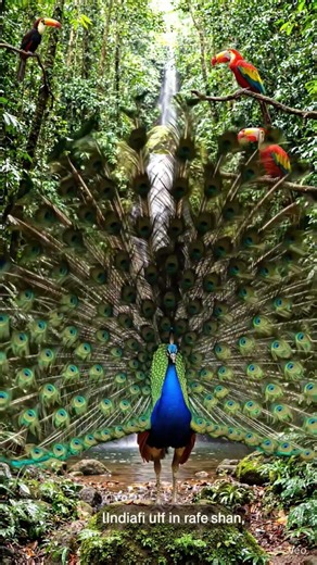 The Secret World of Amazon Rainforest Birds 🌿Beautiful Peacock 🦚