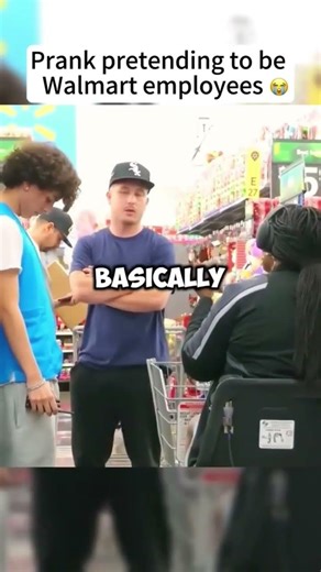 Prank Pretending To Be Walmart Employees #shorts #pranks #funnymoments #walmartprank #top5 #fyp