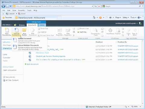 SharePoint Server 2010 Training: How to Upload Multiple Files to a Document Library